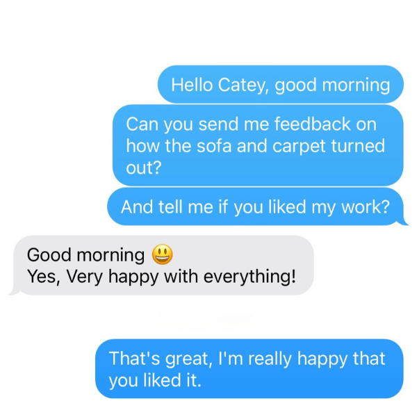 Client testimonial 1