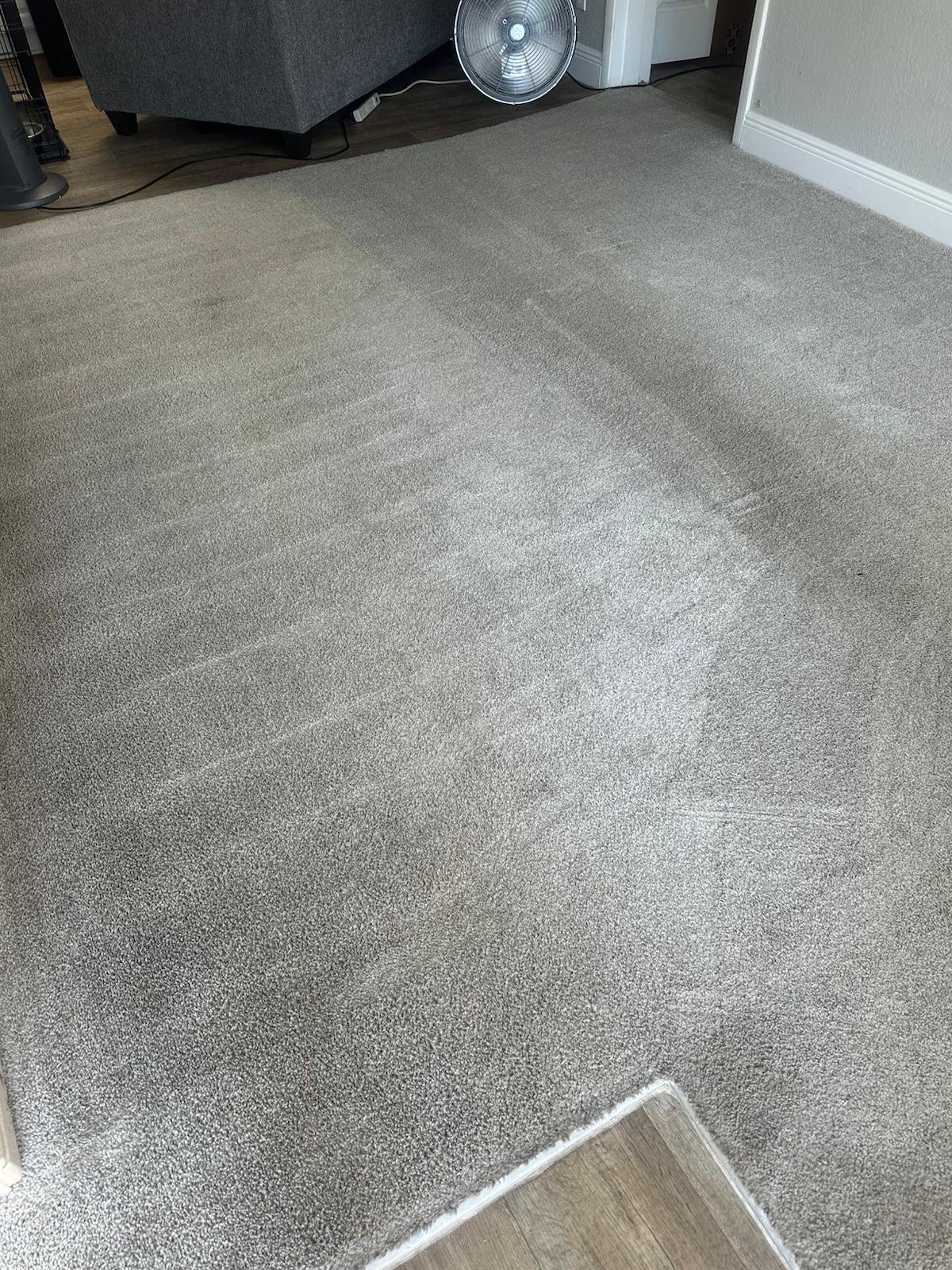 Clean floor after cleaning